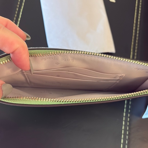 Kate Spade Vibrant Green Clutch - Picture 3 of 4